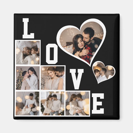 Entwerfen Sie Ihre eigene 8 FotoCollage Magnet (Vorne)