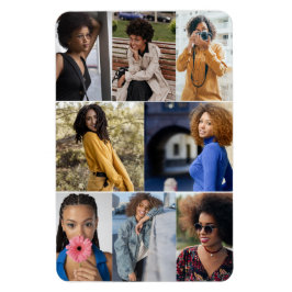 Entwerfen Sie Ihre eigene 8 FotoCollage Magnet