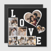 Entwerfen Sie Ihre eigene 8 FotoCollage Magneteinladung (Vorne/Hinten)