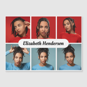 Entwerfen Sie Ihre eigene 8 FotoCollage Magnetkarte