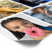 Entwerfen Sie Ihre eigene 8 FotoCollage Poster (Ecke)