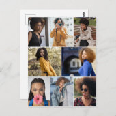 Entwerfen Sie Ihre eigene 8 FotoCollage Postkarte (Vorne/Hinten)