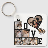 Entwerfen Sie Ihre eigene 8 FotoCollage Schlüsselanhänger (Vorderseite)
