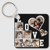 Entwerfen Sie Ihre eigene 8 FotoCollage Schlüsselanhänger (Vorderseite)