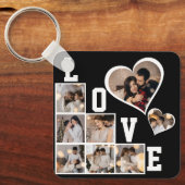 Entwerfen Sie Ihre eigene 8 FotoCollage Schlüsselanhänger (Vorderseite)