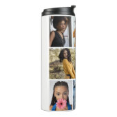 Entwerfen Sie Ihre eigene 8 FotoCollage Thermosbecher (Nach links gedreht)