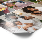 Entwerfen Sie Ihre eigene 9 FotoCollage Fotodruck (Ecke)