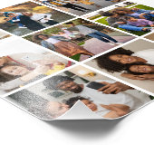 Entwerfen Sie Ihre eigene 9 FotoCollage Fotodruck (Ecke)