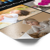 Entwerfen Sie Ihre eigene 9 FotoCollage Fotodruck (Ecke)