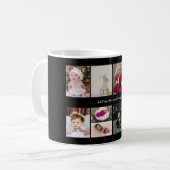 Entwerfen Sie Ihre eigene 9 FotoCollage Kaffeetasse (Vorderseite Links)