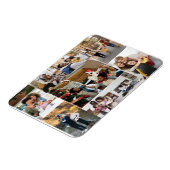 Entwerfen Sie Ihre eigene 9 FotoCollage Magnet (Linke Seite)