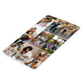 Entwerfen Sie Ihre eigene 9 FotoCollage Magnet (Linke Seite)