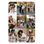 Entwerfen Sie Ihre eigene 9 FotoCollage Magnet (Vertikal)
