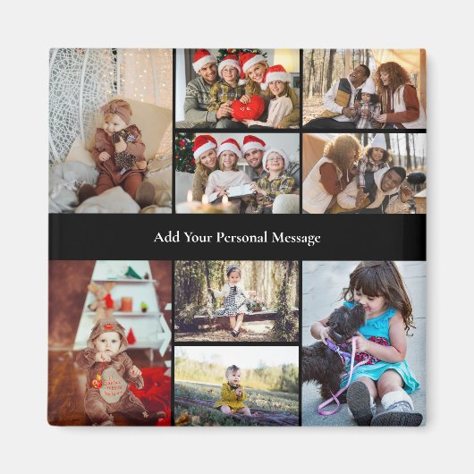 Entwerfen Sie Ihre eigene 9 FotoCollage Magnet (Vorne)