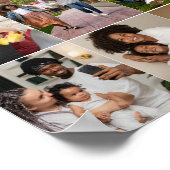 Entwerfen Sie Ihre eigene 9 FotoCollage Poster (Ecke)