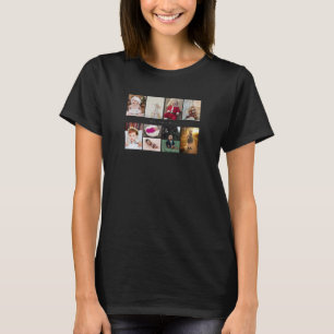 Entwerfen Sie Ihre eigene 9 FotoCollage T-Shirt