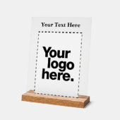 Entwerfen Sie Ihre eigene Acrylschild (Winkel)