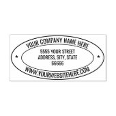 Entwerfen Sie Ihre eigene Adressenvorlage für die  Gummistempel (Prägung)