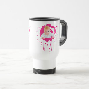 Entwerfen Sie Ihre eigene Baby-Foto-Tasse Reisebecher