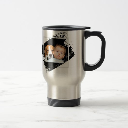 Entwerfen Sie Ihre eigene Baby-Foto-Tasse Reisebecher (Rechts)