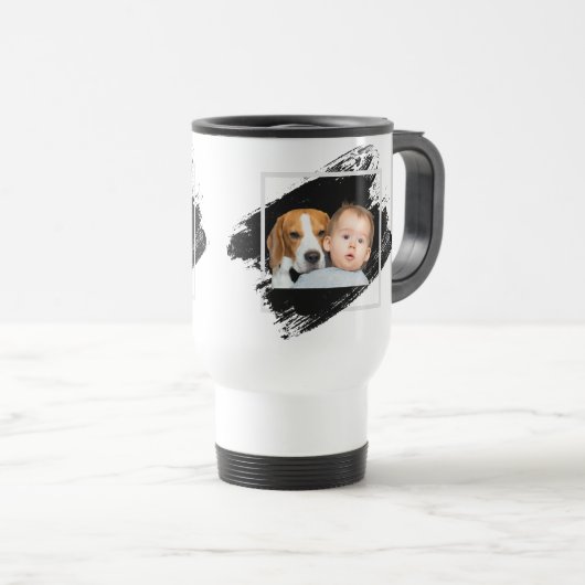 Entwerfen Sie Ihre eigene Baby-Foto-Tasse Reisebecher (VorderseiteRechts)