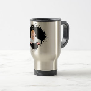 Entwerfen Sie Ihre eigene Baby-Foto-Tasse Reisebecher