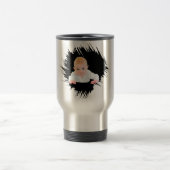 Entwerfen Sie Ihre eigene Baby-Foto-Tasse Reisebecher (Mittel)