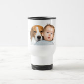 Entwerfen Sie Ihre eigene Baby & Pet Foto-Tasse Reisebecher (Mittel)