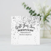 Entwerfen Sie Ihre eigene benutzerdefinierte Karte (Stehend Vorderseite)