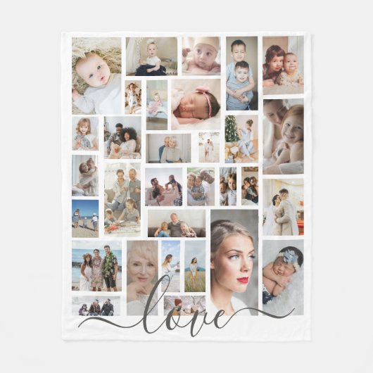 Entwerfen Sie Ihre eigene benutzerdefinierte Liebe Fleecedecke (Vorderseite)