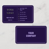 Entwerfen Sie Ihre eigene, benutzerdefinierte Visi Visitenkarte (Vorne/Hinten)