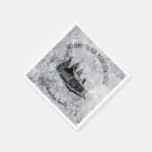 Entwerfen Sie Ihre eigene Bergfamilienloge Serviette (Ecke)