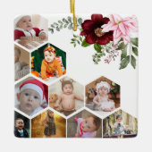 Entwerfen Sie Ihre eigene Blumenkollektion 10 Keramikornament (Vorderseite)