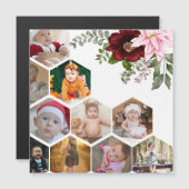 Entwerfen Sie Ihre eigene Blumenkollektion 10 Magnetkarte (Vorne/Hinten)