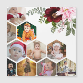 Entwerfen Sie Ihre eigene Blumenkollektion 10 Magnetkarte