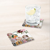 Entwerfen Sie Ihre eigene Blumenkollektion 10 Rechteckiger Pappuntersetzer (Vor Ort)