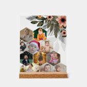 Entwerfen Sie Ihre eigene Blumenkollektion 12 Acrylschild (Vorderseite)