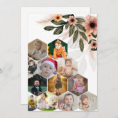 Entwerfen Sie Ihre eigene Blumenkollektion 12 Dankeskarte (Vorne/Hinten)