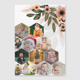 Entwerfen Sie Ihre eigene Blumenkollektion 12 Magnetkarte