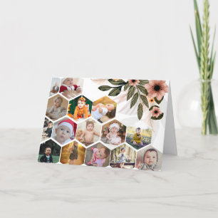 Entwerfen Sie Ihre eigene Blumenkollektion 15 Dankeskarte
