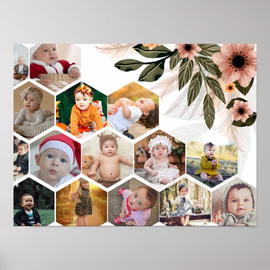 Entwerfen Sie Ihre eigene Blumenkollektion 15 Poster (Vorne)