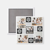 Entwerfen Sie Ihre eigene Blumenkollektion 5 Magnet (Vorderseite/Rückseite)