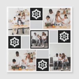 Entwerfen Sie Ihre eigene Blumenkollektion 5 Magneteinladung