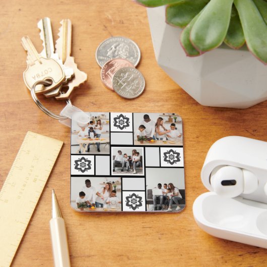 Entwerfen Sie Ihre eigene Blumenkollektion 5 Schlüsselanhänger (Schreibtisch)