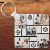 Entwerfen Sie Ihre eigene Blumenkollektion 5 Schlüsselanhänger (Vorderseite)