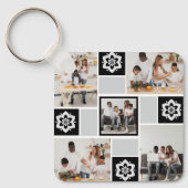 Entwerfen Sie Ihre eigene Blumenkollektion 5 Schlüsselanhänger (Vorderseite)