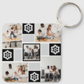 Entwerfen Sie Ihre eigene Blumenkollektion 5 Schlüsselanhänger (Rückseite)