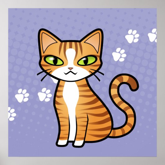 Entwerfen Sie Ihre eigene Cartoon-Chat Poster (Vorne)