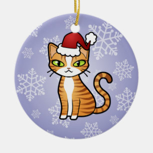 Entwerfen Sie Ihre eigene Cartoon-Katze Keramik Ornament