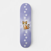 Entwerfen Sie Ihre eigene Cartoon-Katze Skateboard (Vorne)